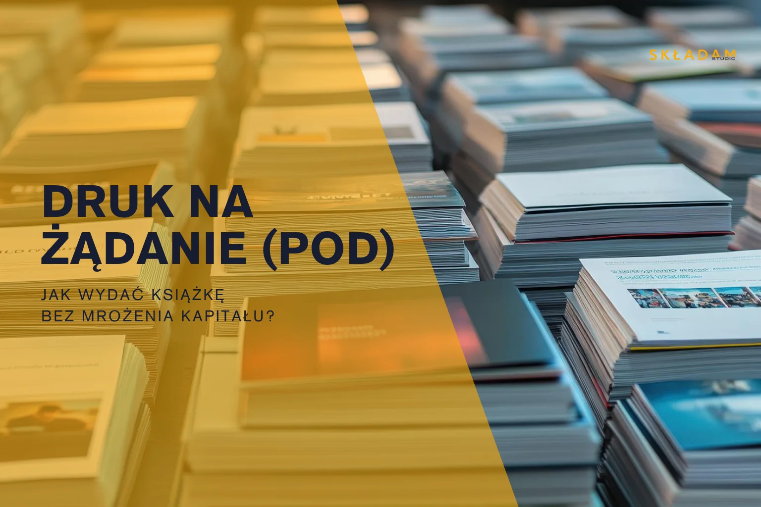 Druk na żądanie POD – jak wydać książkę bez mrożenia kapitału