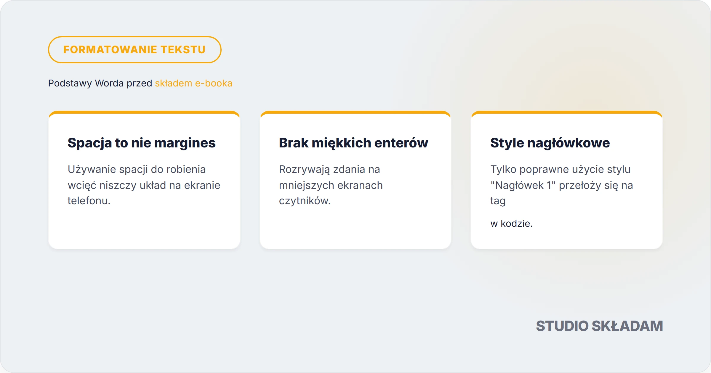 Jak sformatować plik w Wordzie przed stworzeniem e-booka?