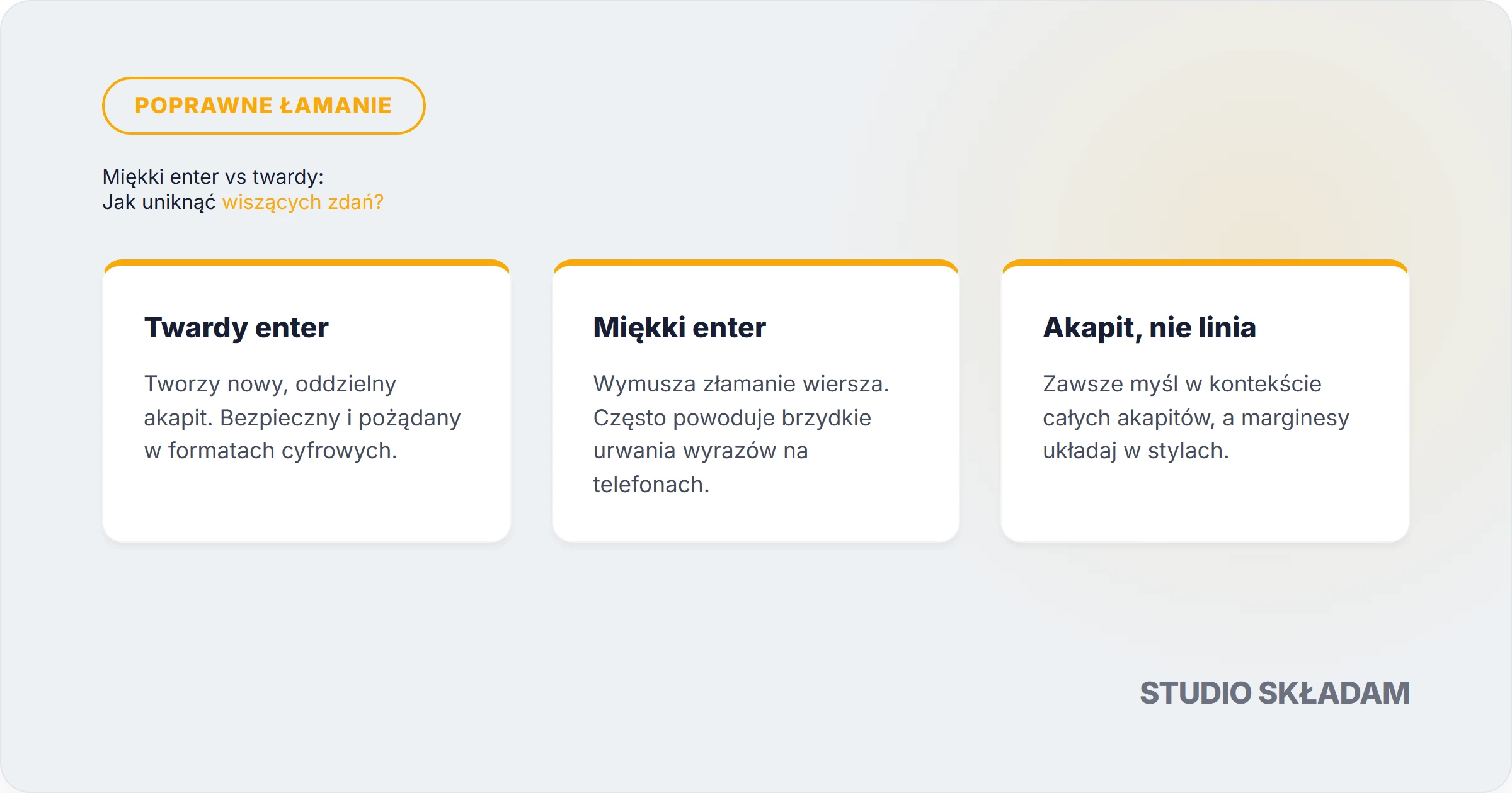 Różnica między miękkim a twardym enterem w składzie