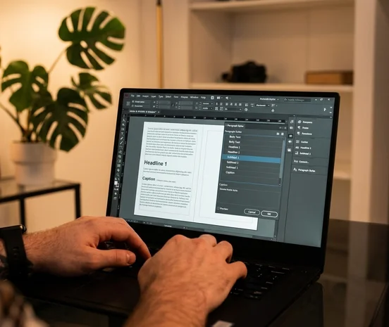 Porządkowanie stylów akapitowych w&nbsp;programie Adobe InDesign podczas tworzenia plików dostępnych