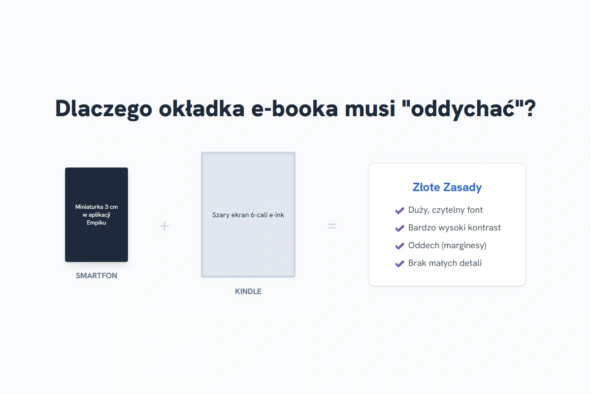 Zasady projektowania okładki na czytniki E-Ink i smartfony