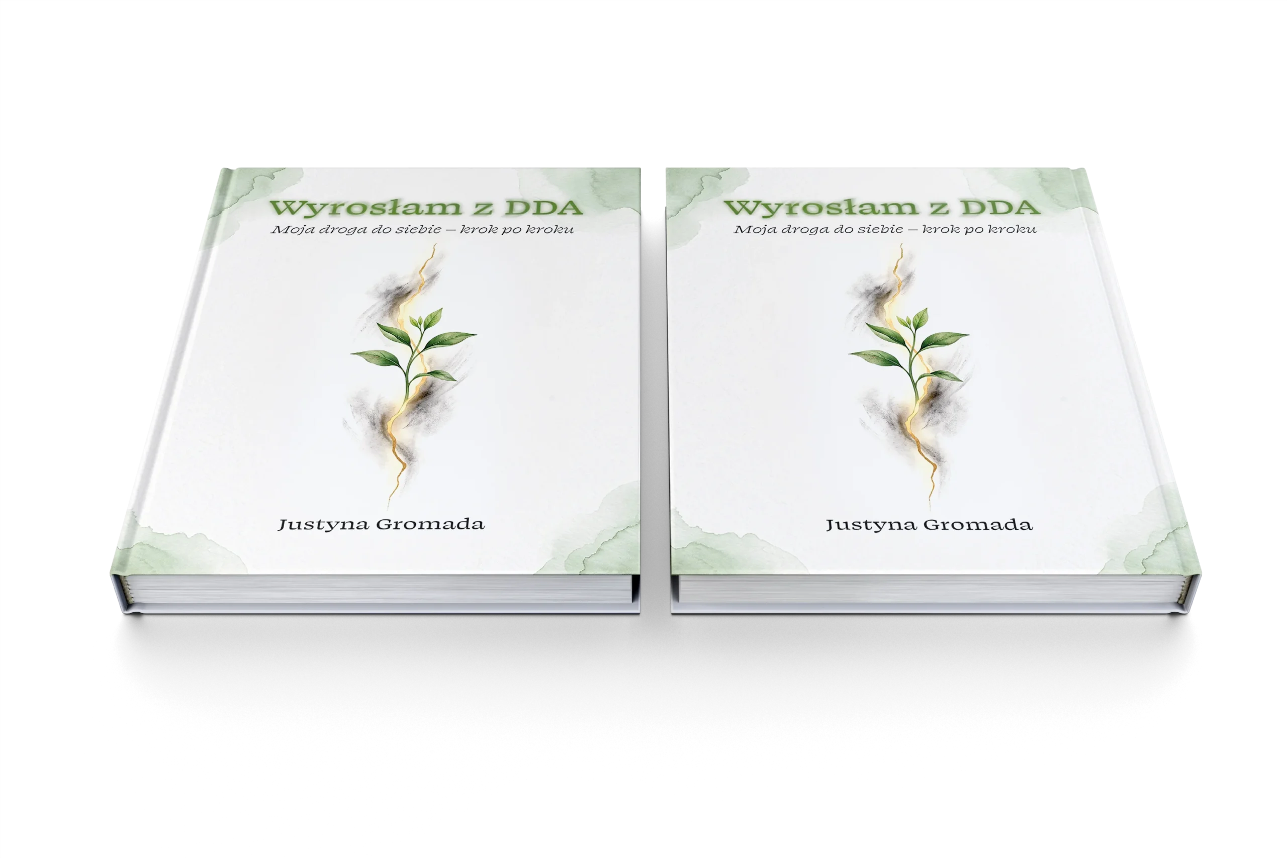 Projekt okładki - Wyrosłam z DDA. Moja droga do siebie – krok po kroku