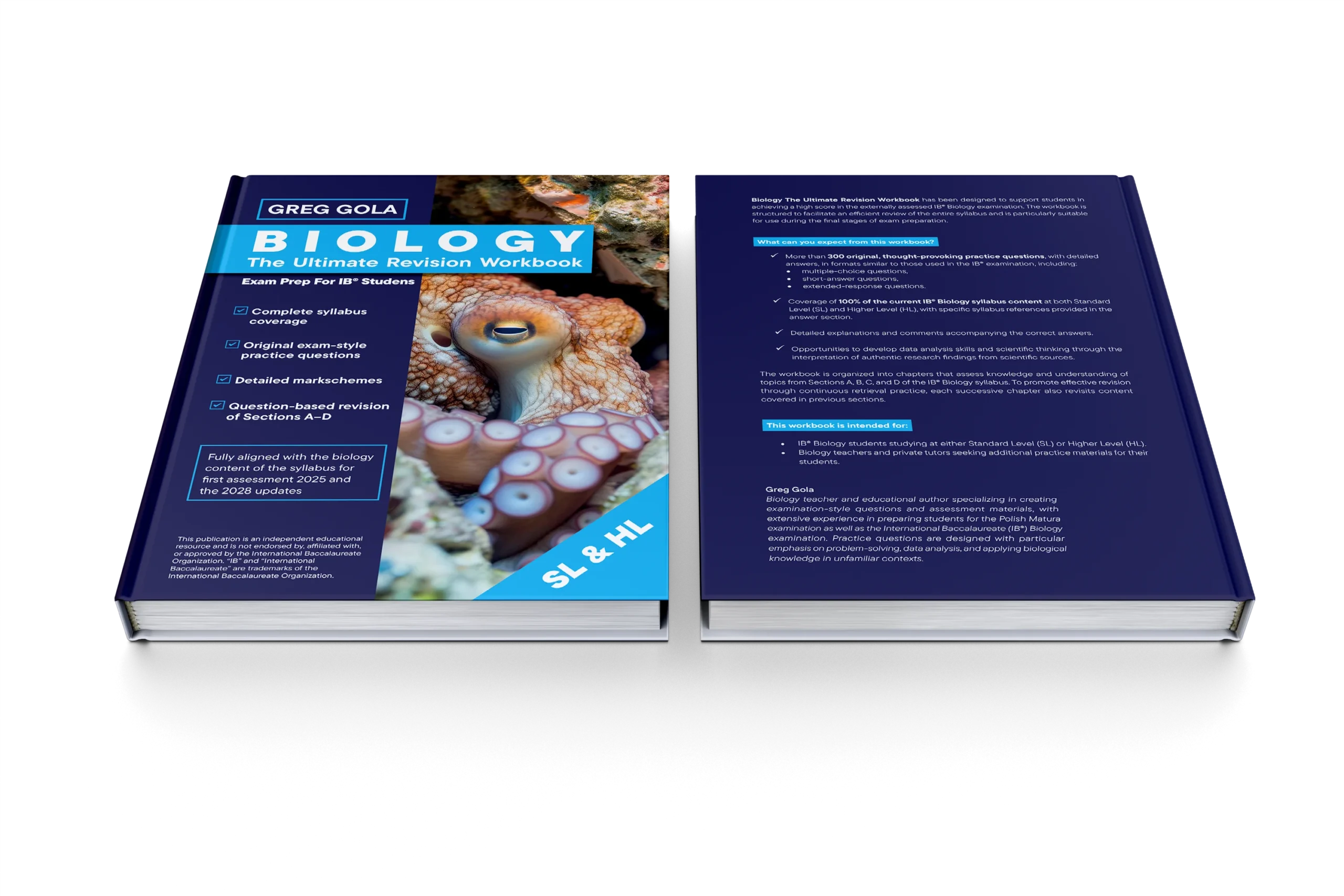 Projekt okładki - Biology – The Ultimate Revision Workbook