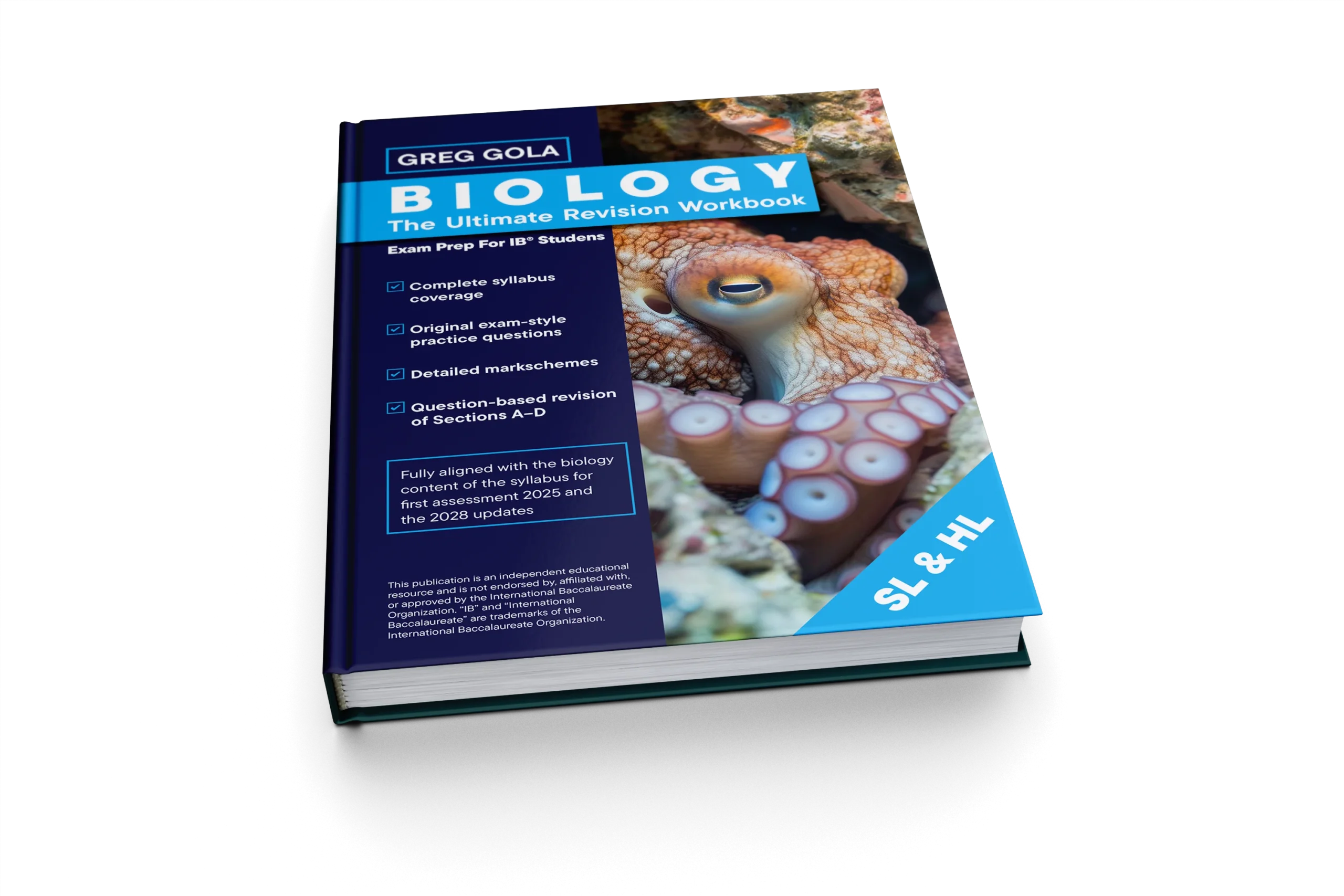 Projekt okładki - Biology – The Ultimate Revision Workbook