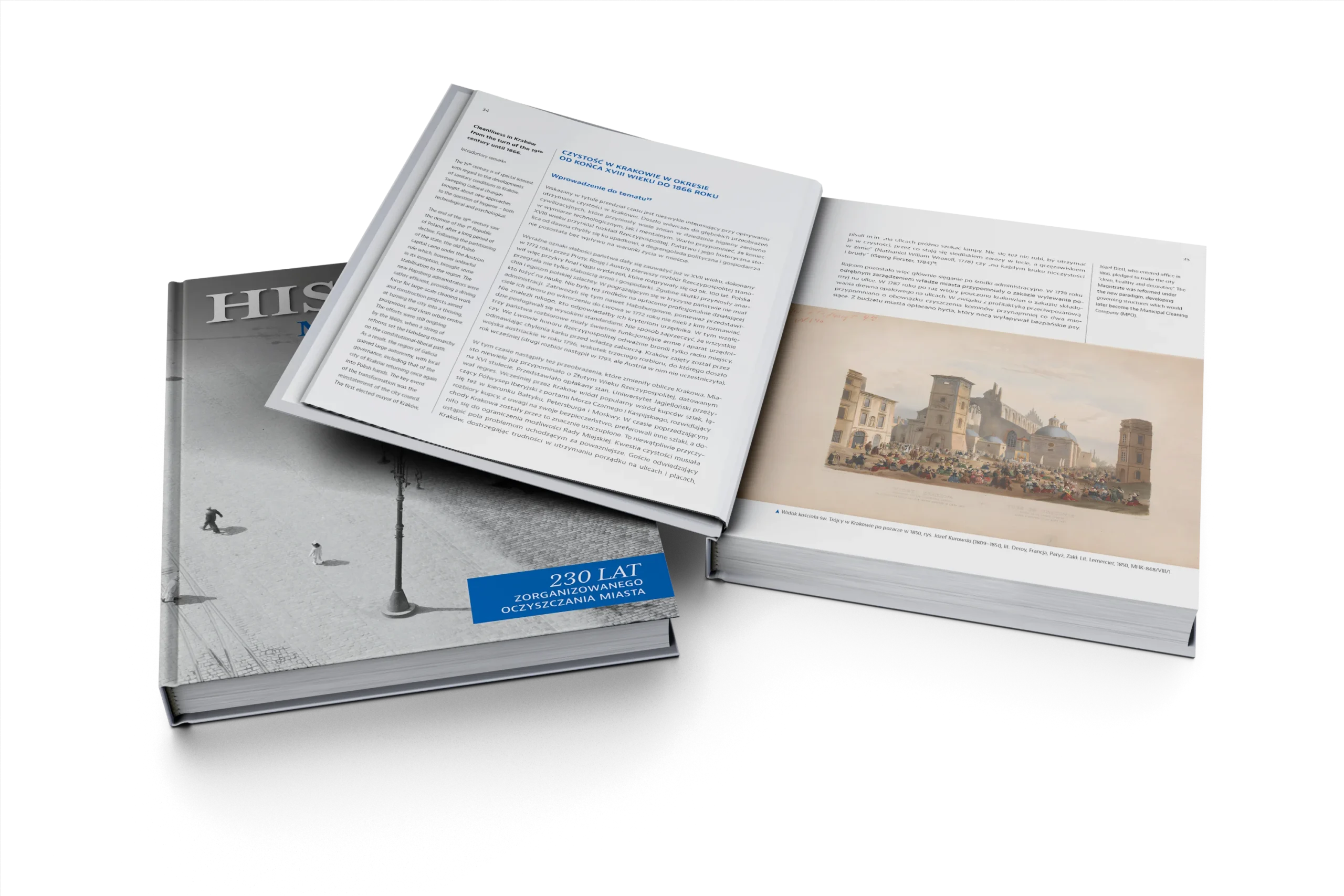 Główny mockup projektu Historia MPO Kraków