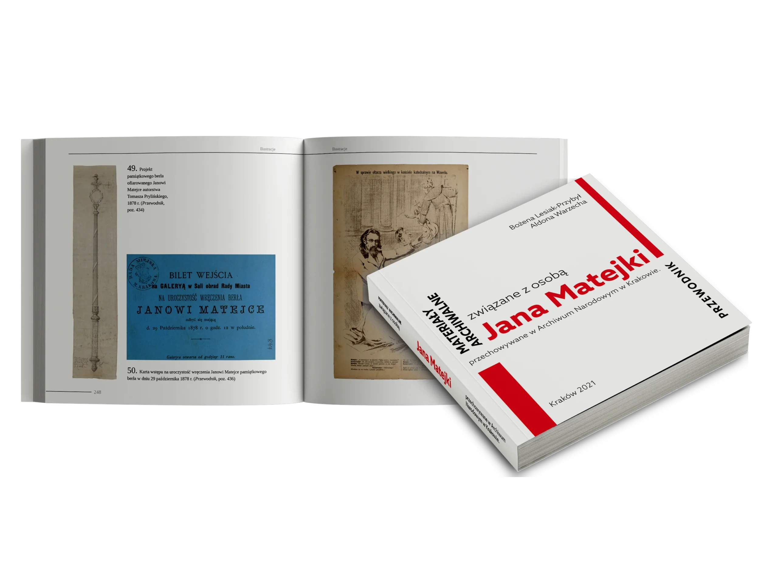 Projekt publikacji Materiały archiwalne związane z&nbsp;osobą Jana Matejki — realizacja Studio Składam