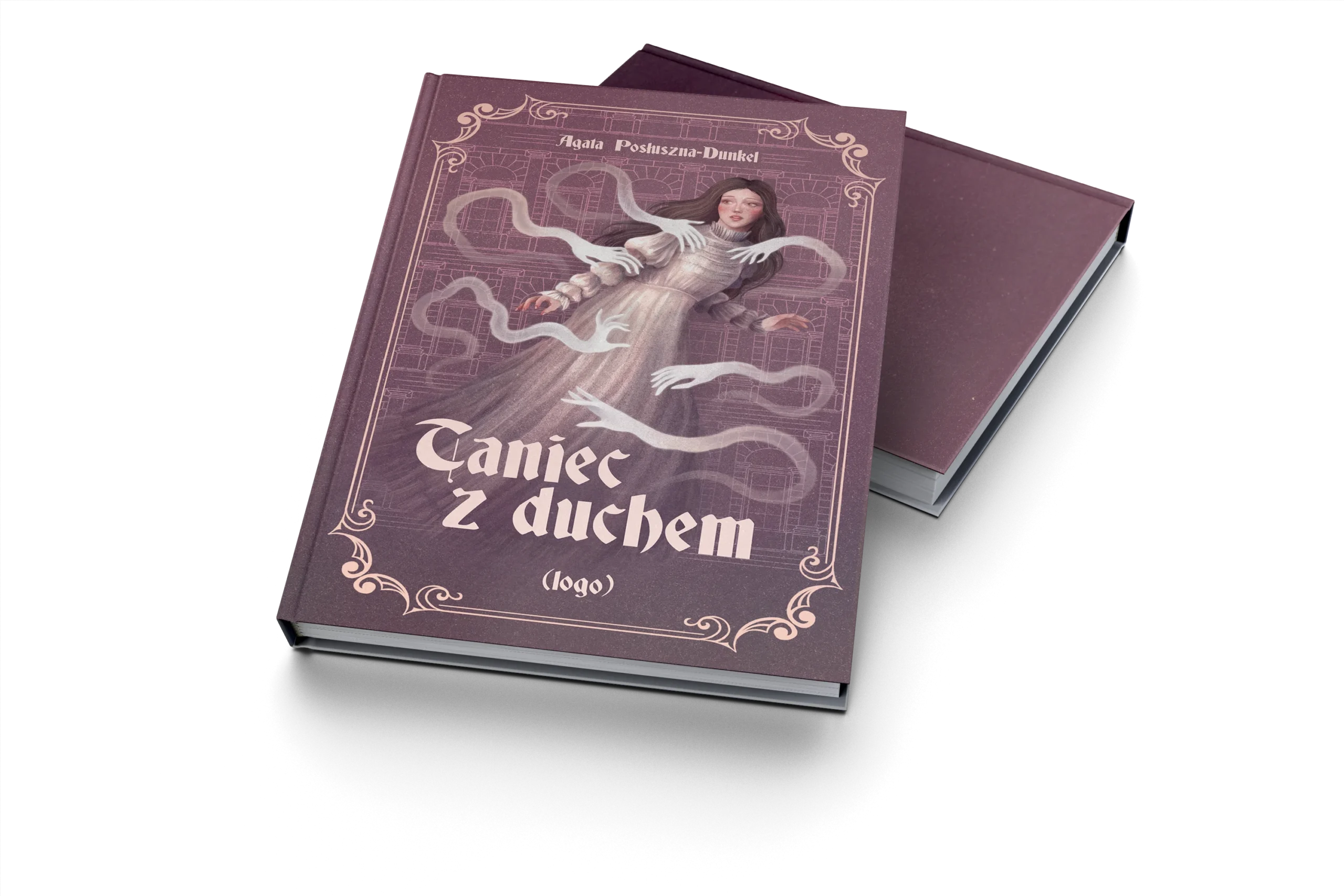 Wizualizacja perspektywiczna oprawy książki Taniec z duchem