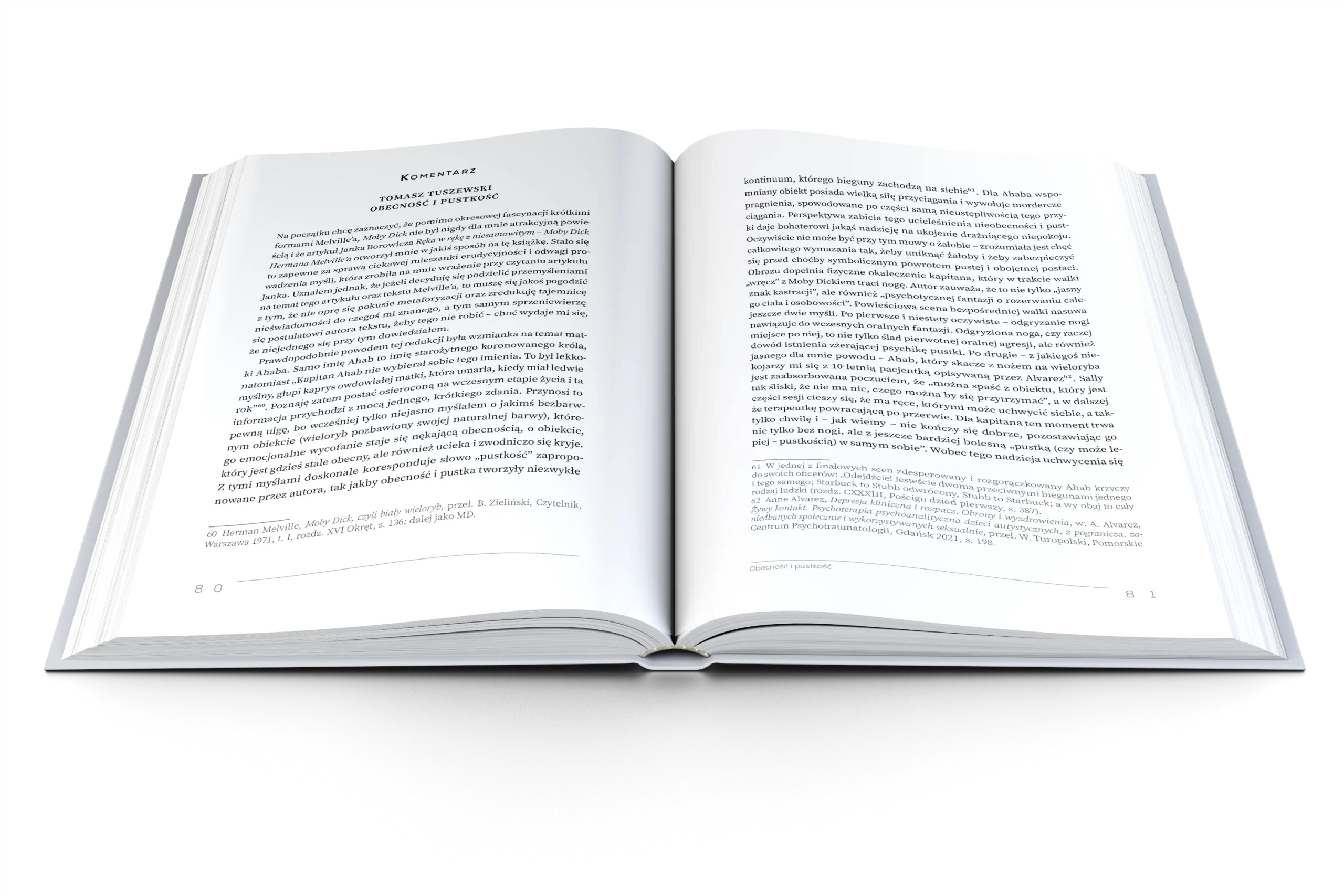 Opracowanie graficzne i łamanie kolumn z aparatem naukowym - monografia W drodze do znaczenia PTPP