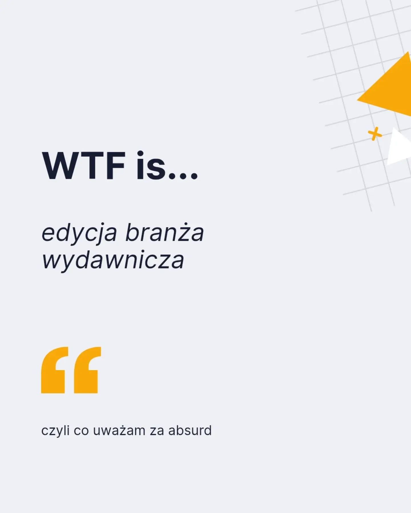 Moja wersja trendu&nbsp;;) 
Dodałbyś coś jeszcze? A&nbsp;jeśli napisałeś książkę i&nbsp;chcesz, żebym zajął się składem to… wiesz co robić 📩